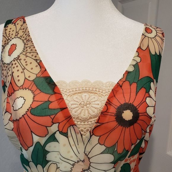 ModCloth Flolal Maxi Dress Size S - Picture 3 of 14